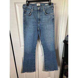 Citizens Of Humanity Blue Faded Flare Jeans Womens Size 29 Denim Casual Style